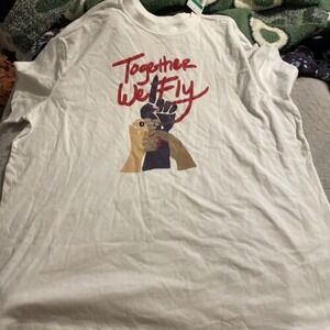 NWT‎ Nike Together We Fly Boyfriend T-Shirt  XL Unity Casual Pride Relaxed Fit